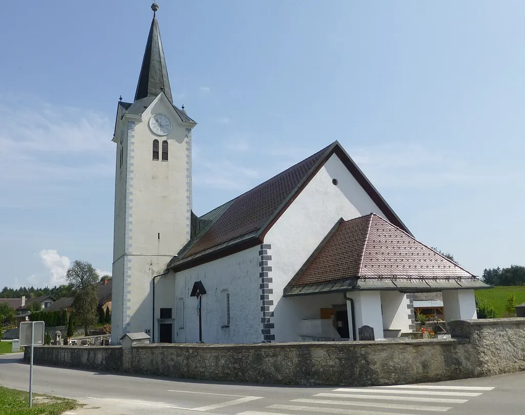 Church at MULJAVA, south of Ivancna Gorica, Lower Carniola.