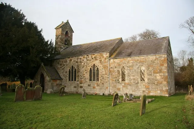 St.Lawrence's church Early 13th century church, much reduced by the collapse of the tower in the 18th century and restoration of 1868