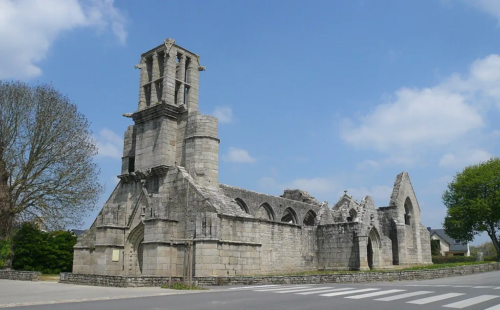 St. James church, in Lambour, city of Pont-l'Abbé, Finistère, Brittany, France.
