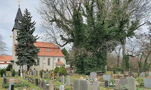 cemetery and church Zweinaundorf, Leipzig