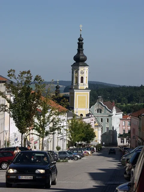 Haag am Hausruck, Center of Town This media shows the protected monument with ObjektID 59209 in Austria. (Commons, de, Wikidata)