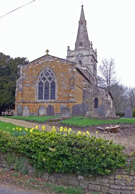 St John the Baptist Church On Main Street in the Leicestershire village of Cold Overton.