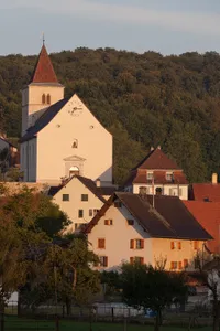 Saint-Jean church (Gothic tower) and rectory