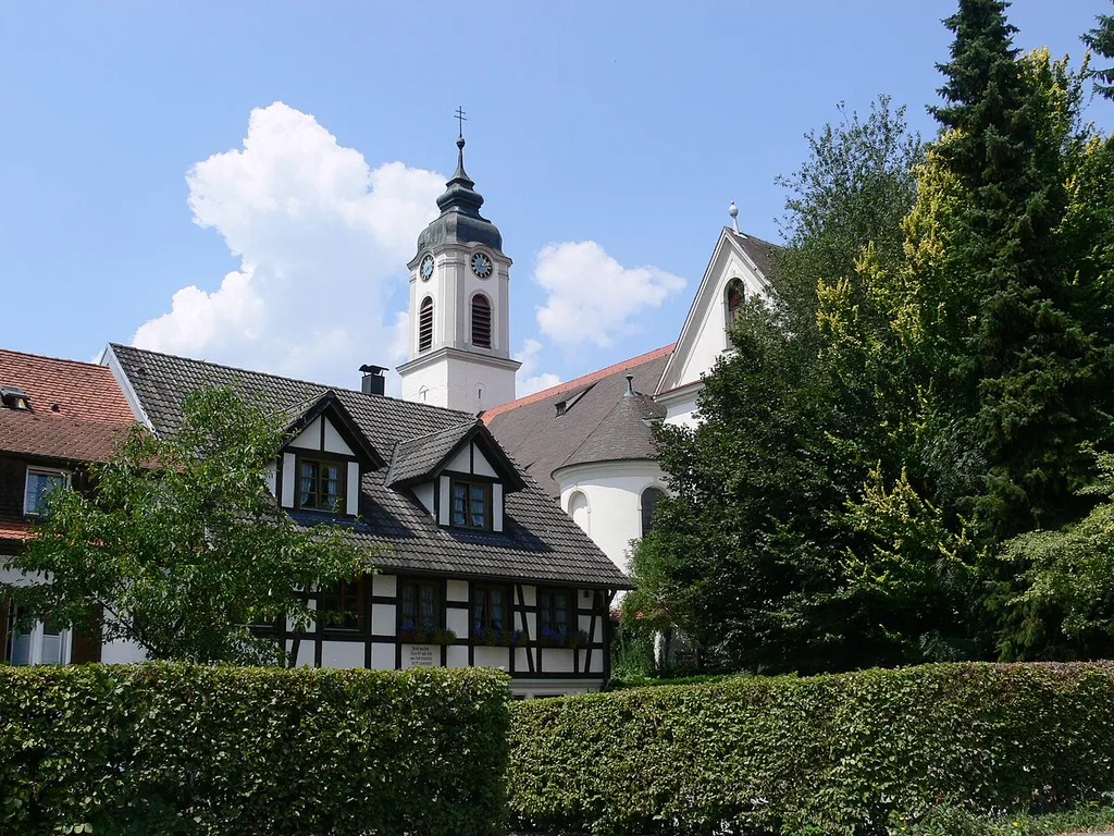 Pfarrkirche St. Gallus und Ulrich Kißlegg, Landkreis Ravensburg, Baden-Württemberg, Deutschland