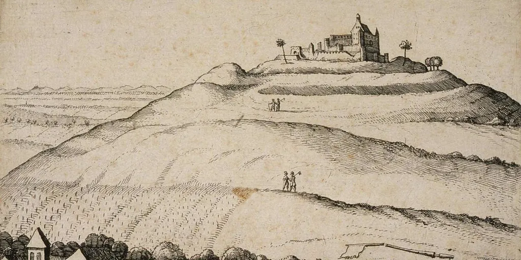 The Kochersberg with the Château du Kochersberg in Alsace