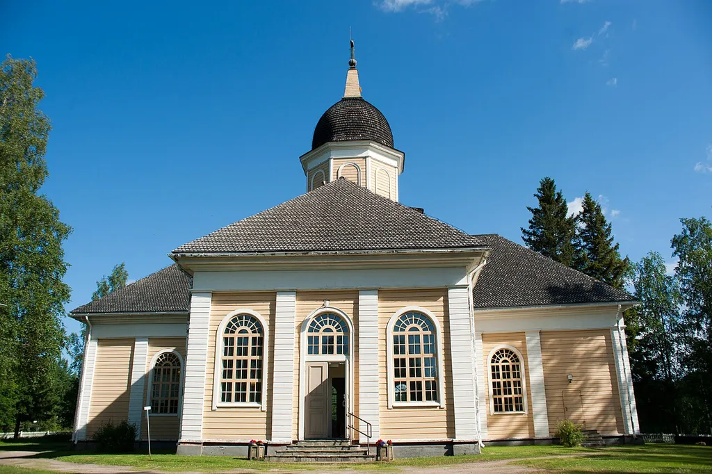 Church in Hyrynsalmi, Finland.