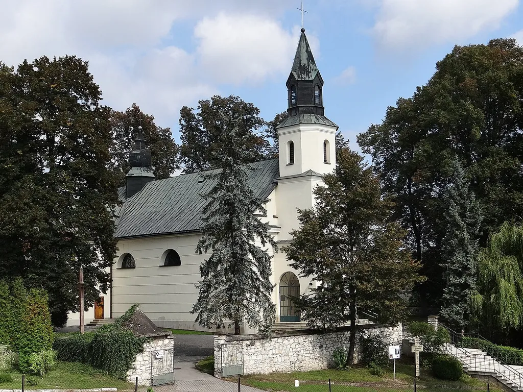 Rybna, zespół kościoła p.w. Narodzenia NMP, 1 poł. XIX