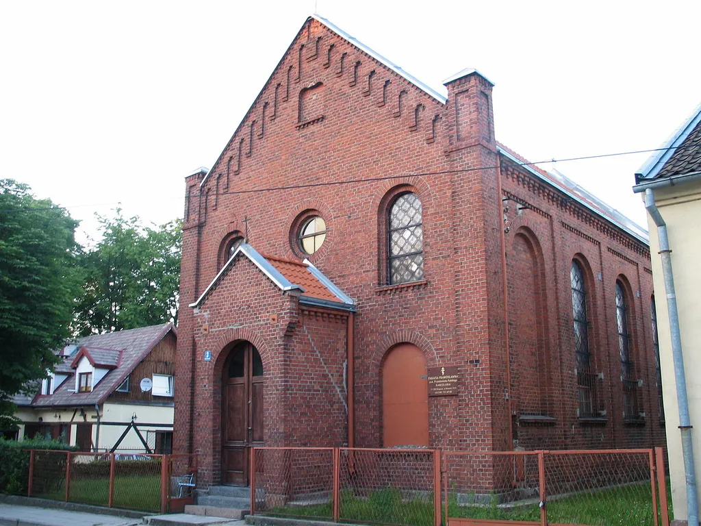 Mrągowo, ul. Roosevelta 3 - dawna synagoga i kościół baptystów, obecnie cerkiew prawosławna pw. Przemienienia Pańskiego (zabytek nr A-3878)