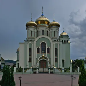 Saints Cyril and Methodius Orthodox cathedral in Khust