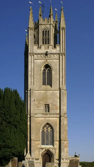West tower of St Peter's parish church, Lowick, Northamptonshire