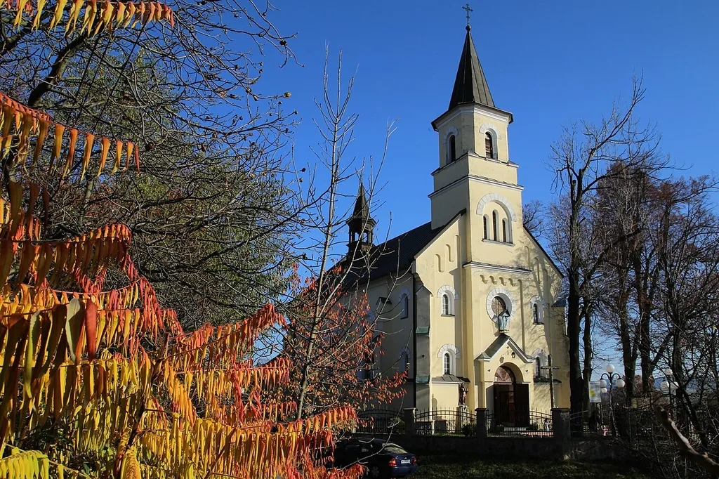 Siedlce - rzymskokatolicki kościół parafialny pw. św. Tekli, 1907