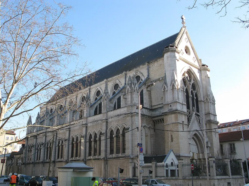 L'église saint-nom de Jésus à Lyon, rue de la tête d'or