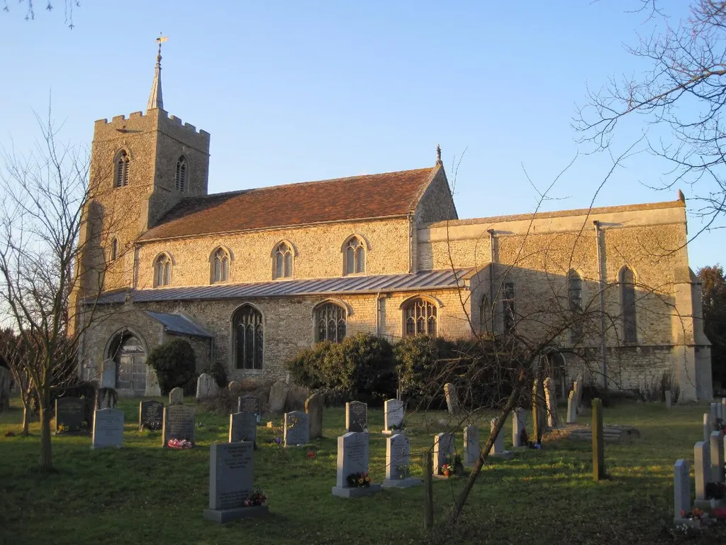 St John The Baptist's parish church, Somersham, Cambridgeshire (formerly Huntingdonshire), seen from the southeast