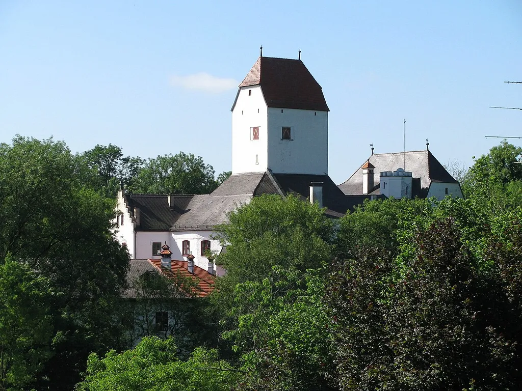 Burg Elkofen, Ansicht der Anlage aus nördlicher Richtung