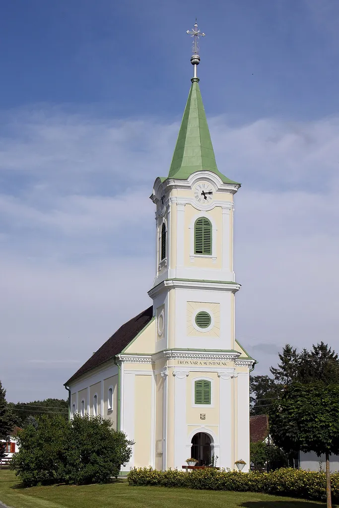 Denkmalgeschützte evangelische Pfarrkirche in Siget in der Wart, Gemeinde Rotenturm an der Pinka