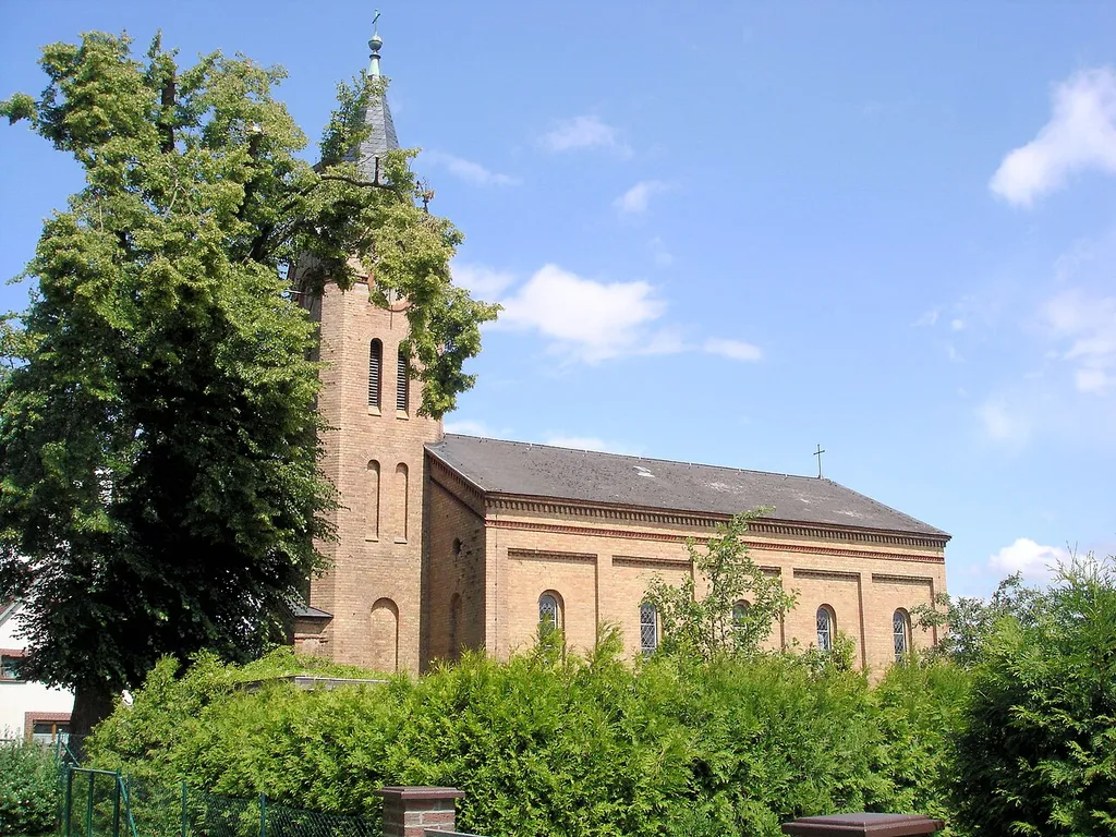 Church in Leussow, Mecklenburg, Germany