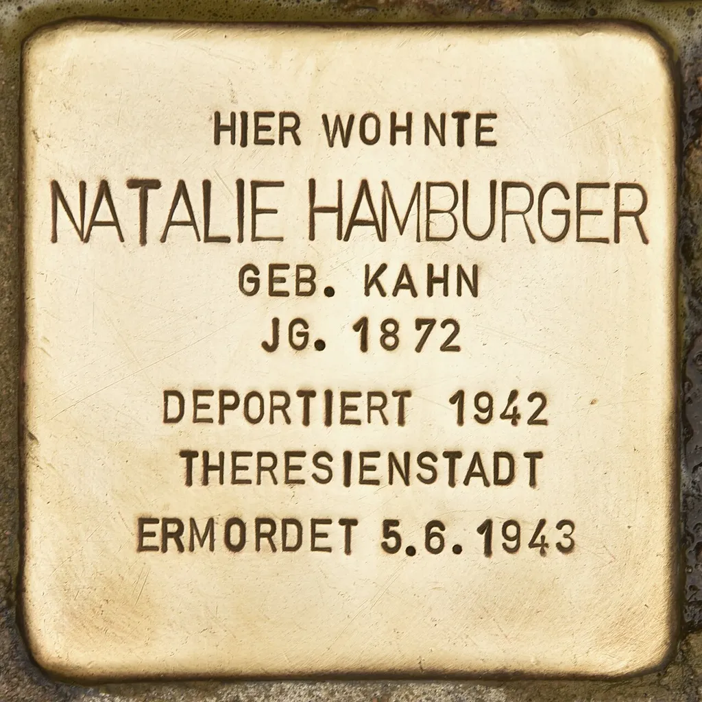 Stolperstein für Nathalie Hamburger