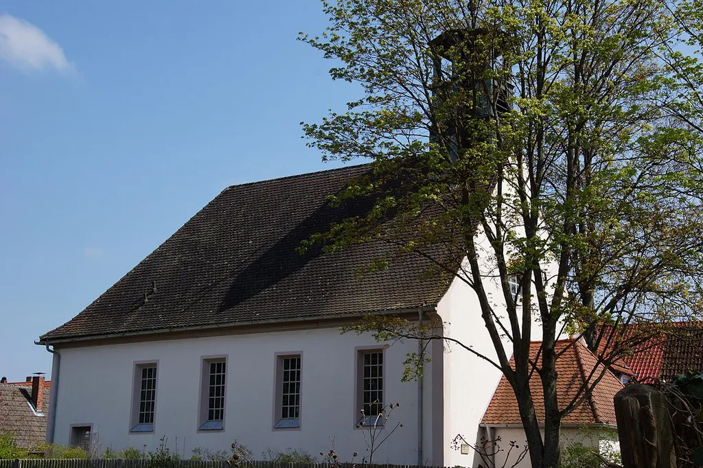 Die evangelisch-lutherische Christuskirche in Allersberg bei Nürnberg