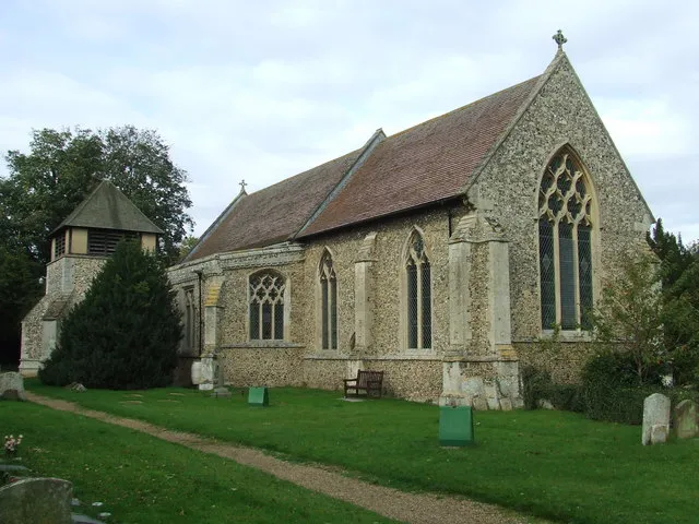 All Saints' parish church, Stanton, Suffolk, seen from the southeast