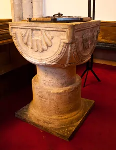 St. Audoen's Church font