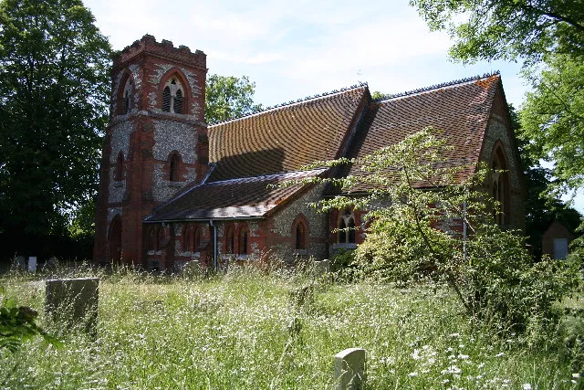Parish church of St Mary the Virgin, Stoke Mandeville, Buckinghamshire, seen from the southeast