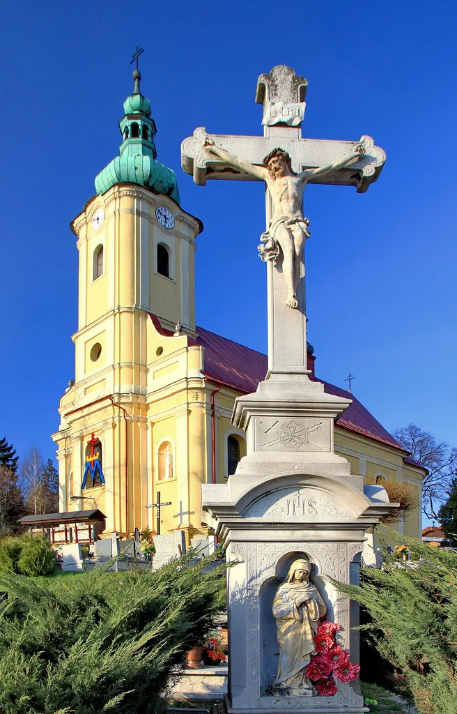 Krzyżowice, Saint Michael Archangel parish church, build in 1793-1799