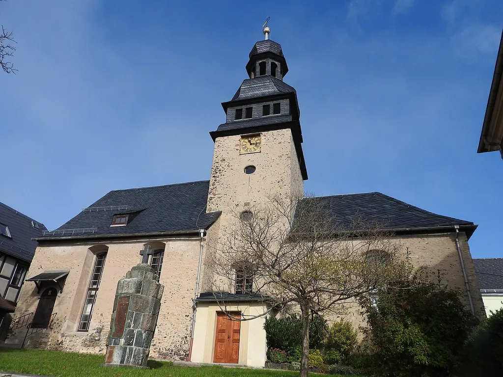 Kirche in Oberböhmsdorf, Thüringen