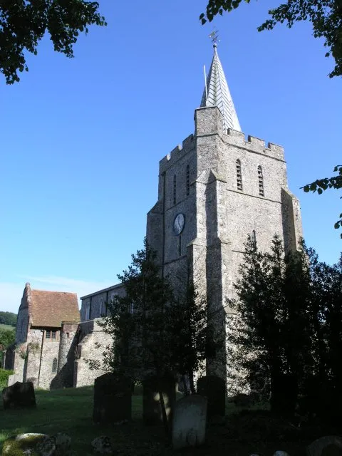 St Mary the Virgin, Elham. The church dates back to the 12th century, but has been extended several times over the years.