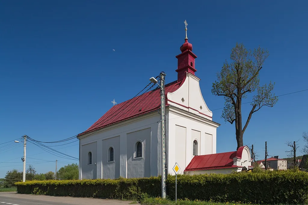 Saint Nicholas church. Krzanowice, Silesian Voivodeship, Poland.
