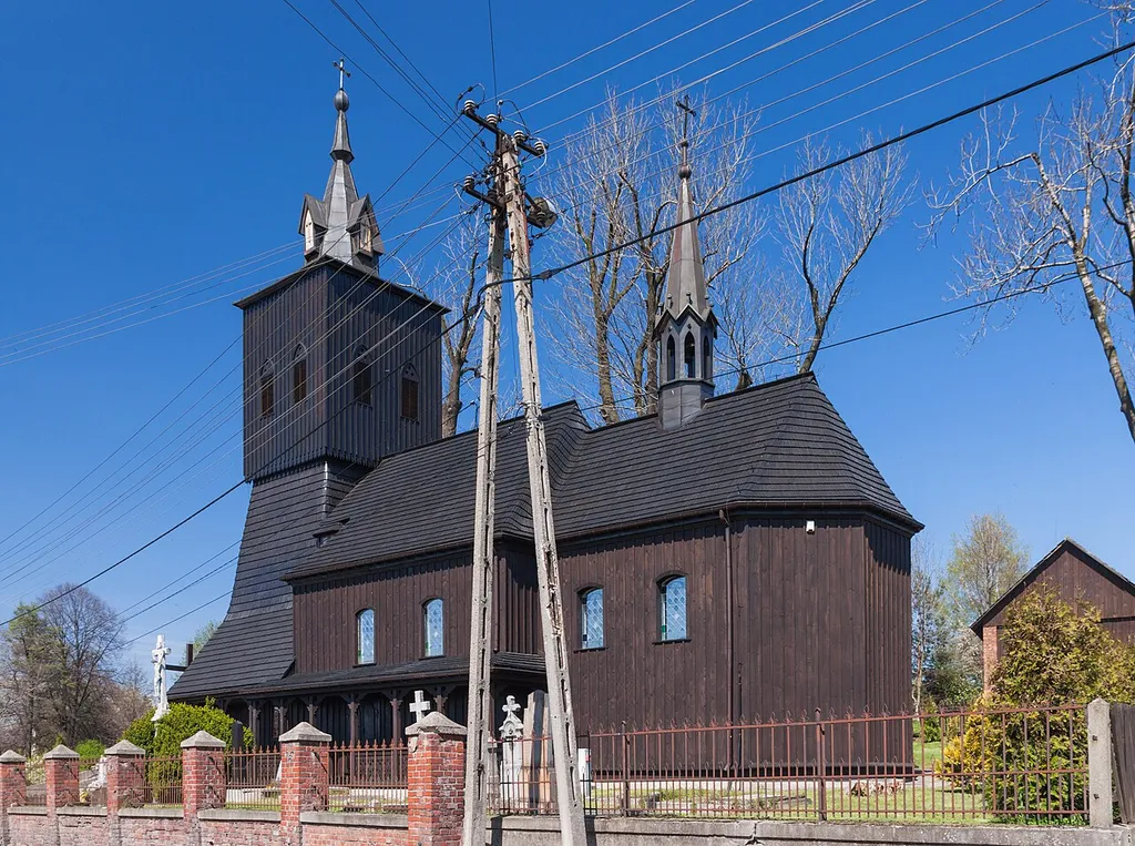 Saint Anne church. Gołkowice, Silesian Voivodeship, Poland.