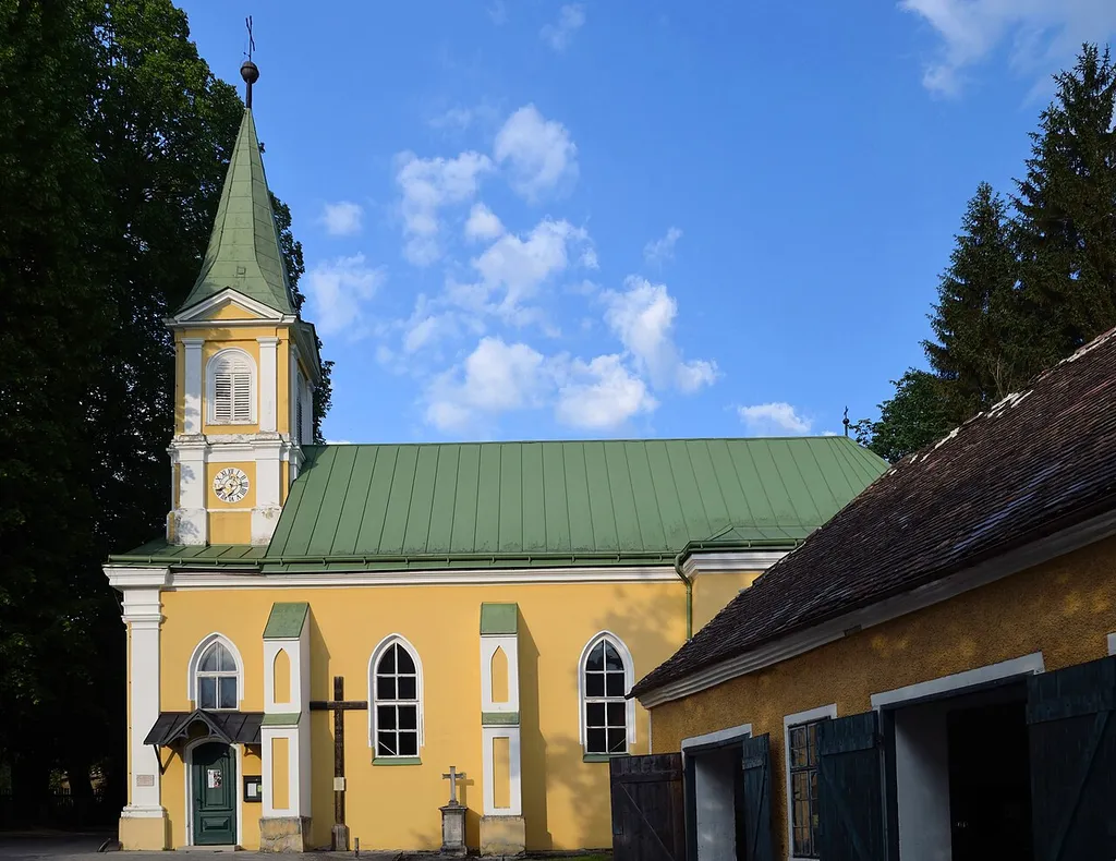 The parish church Assumption of Mary in Wald, municipality of Pyhra, Lower Austria, is protected as a cultural heritage monument.