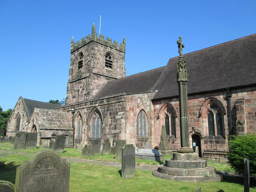 St Edward's Church, seen from the south-east.