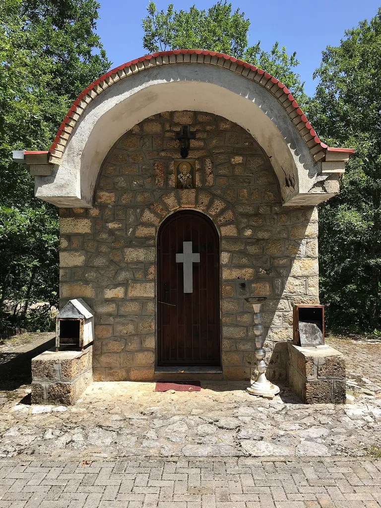 View of the St. Nicholas Church in the village Višni