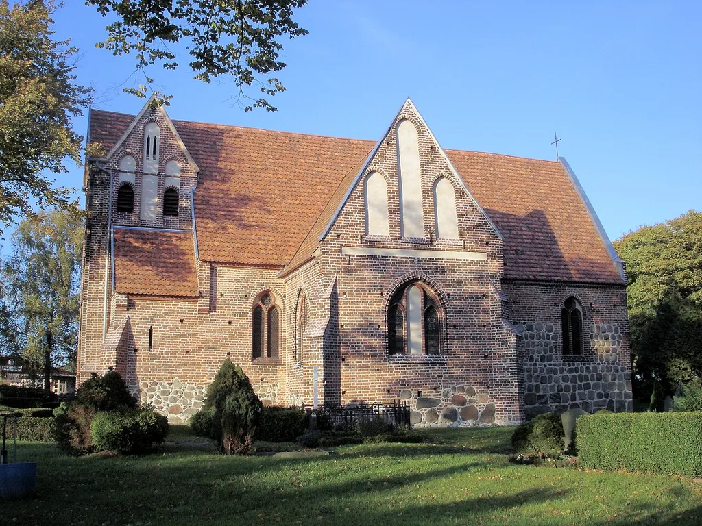 Church in Russow, Mecklenburg, Germany