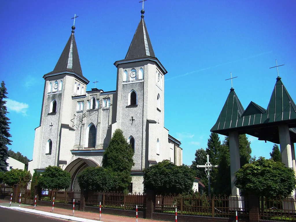 Saint John the Baptist church in Poczesna, Poland
