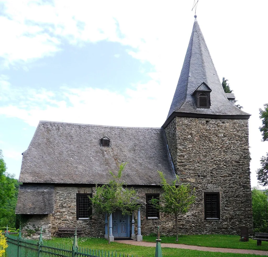 Alte Pfarrkirche in Michelbach, Blick von Süden