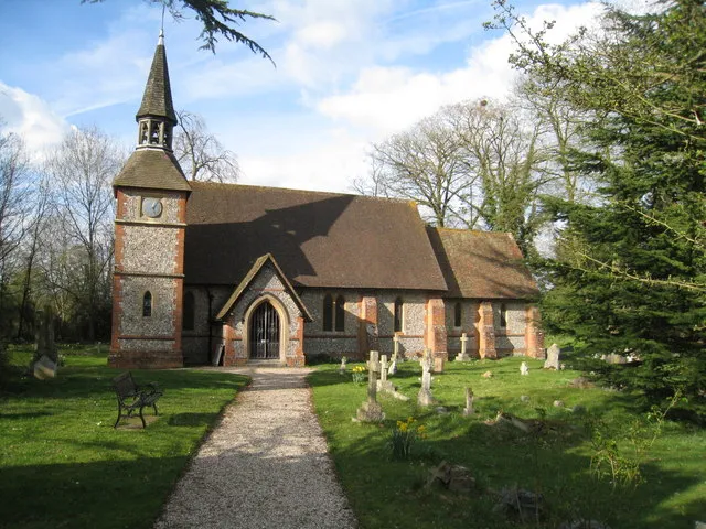 Classic village church Christ Church, Ramsdell.