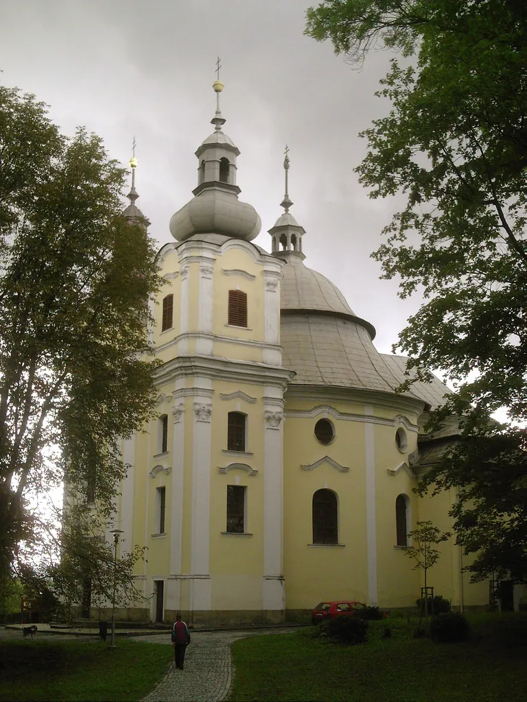 The Church in Šenov (Czech Republic).