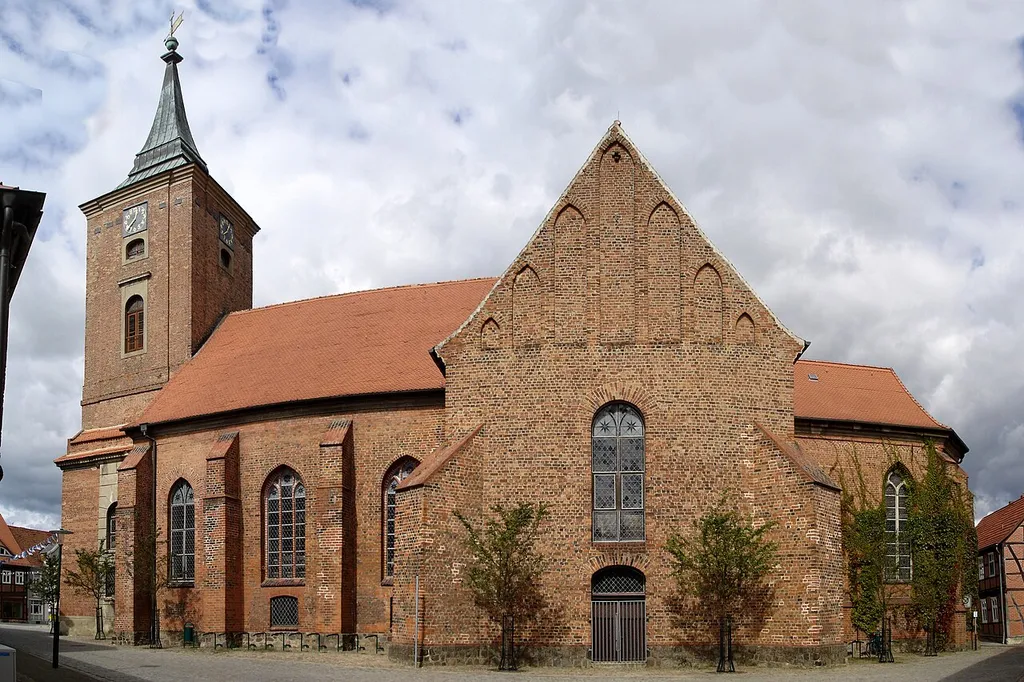 Church in Lenzen in Brandenburg, Germany