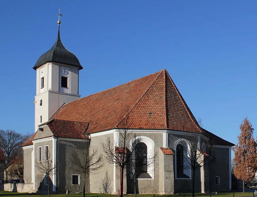 Ewangelska cyrkej w Malešecach.