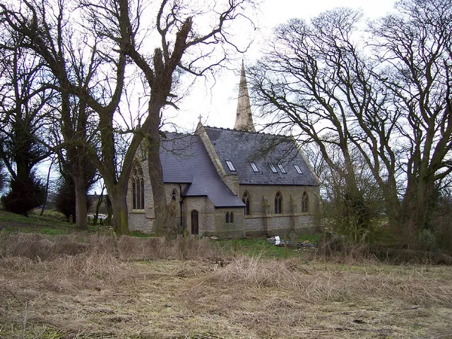 St, Hybald's Church, Manton. This church is in the course of conversion to a private residence as can be seen from the Velux windows added in the roof. Picture taken from the northwest.
