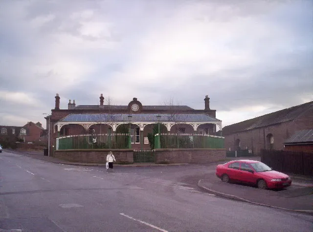 Brechin City railway station, now home to the Caledonian Railway, a preserved railway.