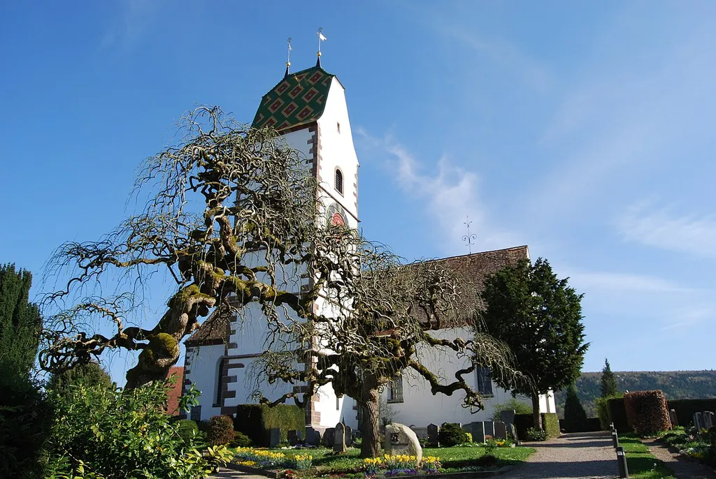 Mountian church of Neunkirch, canton of Schaffhausen, Switzerland