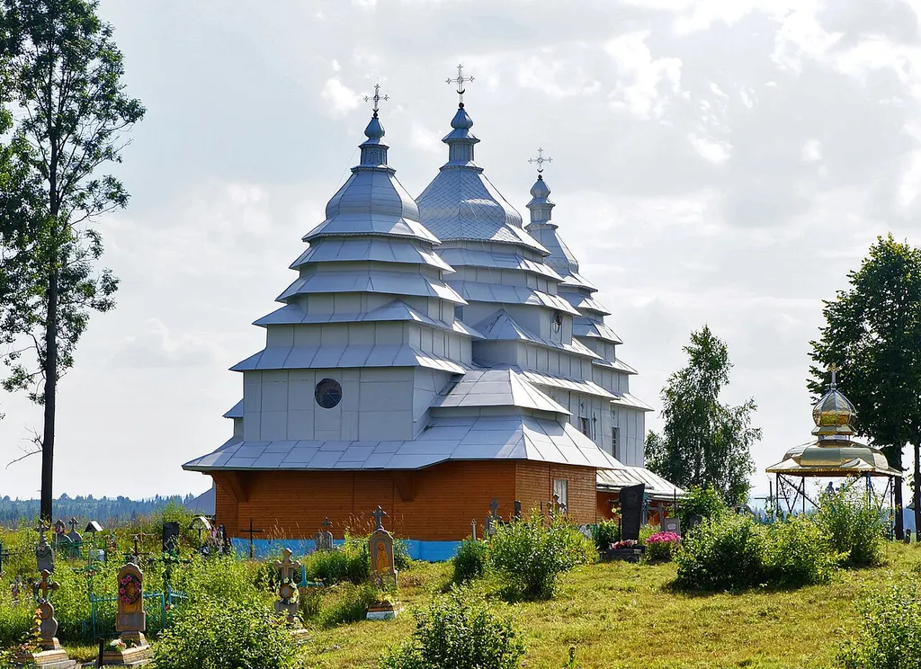 Церква Собору Пресвятої Богородиці (дер.), с.Присліп. фото: ВздовжКарпатська Експедиція, 27.07-28.08.2013