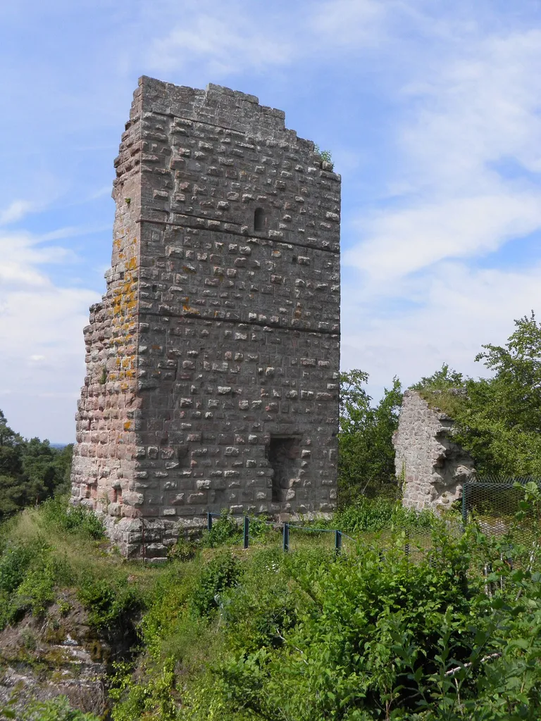 Castle of Pierre-Percée (Meurthe-et-Moselle, France).