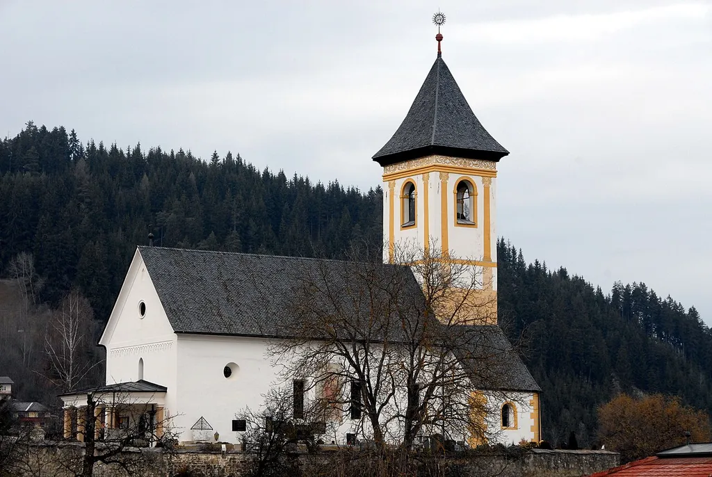 Parish church Saint Peter at Sankt Peter, municipality Sankt Georgen a. L., district Sankt Veit an der Glan, Carinthia, Austria, EU