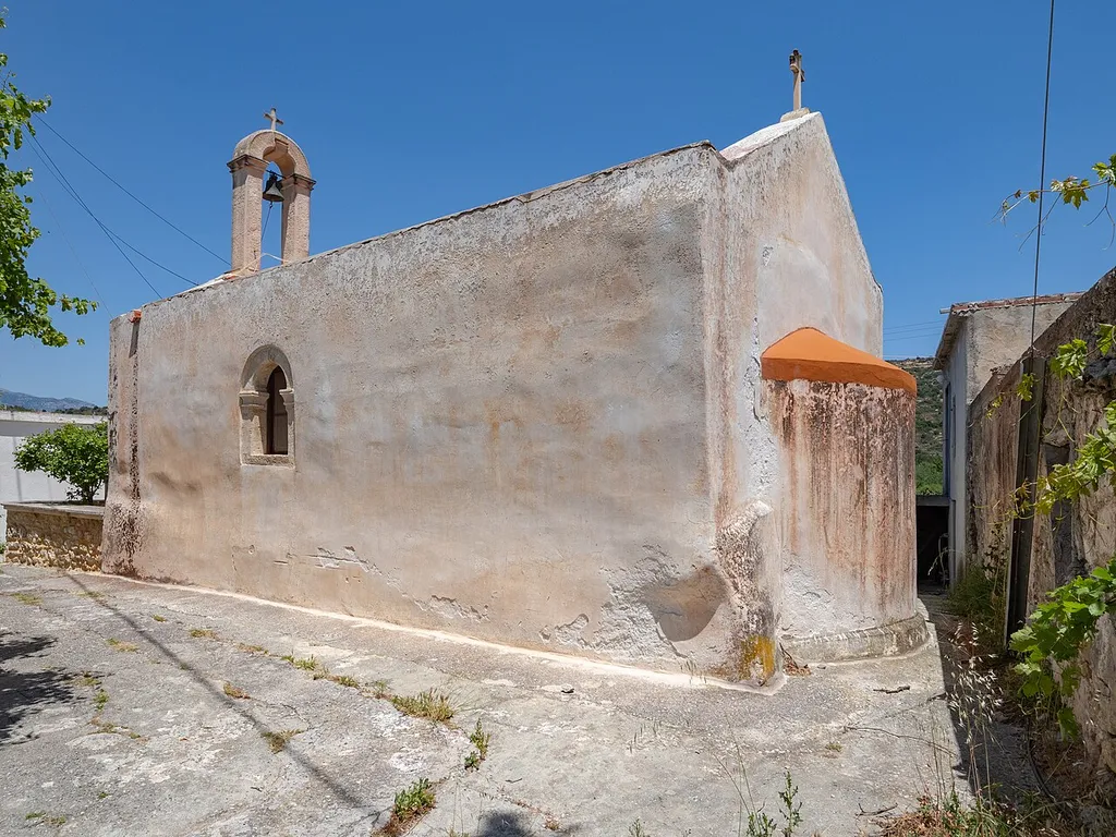 The church of Agios Georgios in Meseleri, Crete.