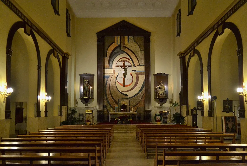 Església de sant Cristòfol de Benipeixcar, interior.