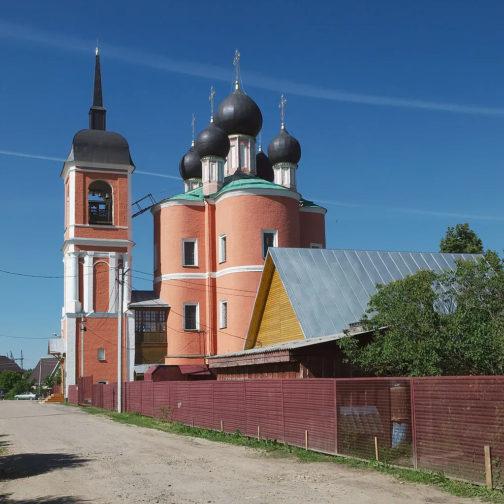 Church of the Ascension in Burtsevo, Moscow Oblast.