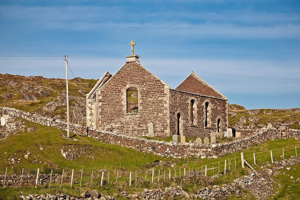 The old Stoer Church and Cemetary